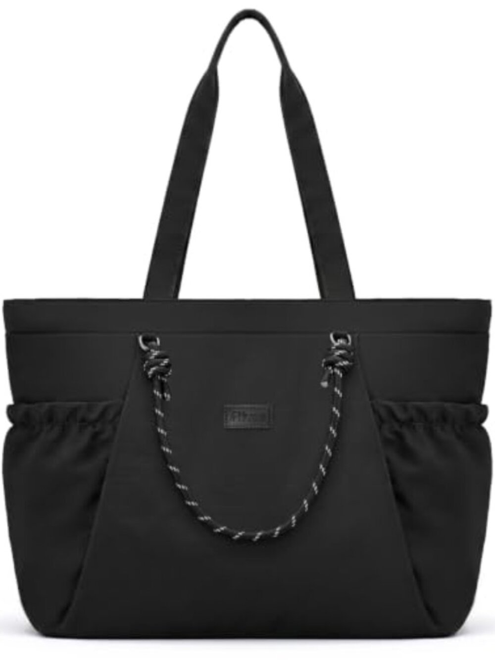 15.6 Inch Laptop Tote Bag Lightweight Nylon Work Purse with Yoga Mat Pocket